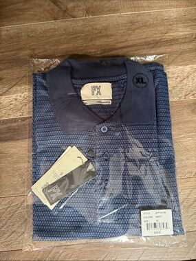 PX Navy Men's Polo Shirt - XL